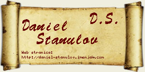 Daniel Stanulov vizit kartica